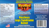  MyoMed P.R.O. Restless Legs Syndrome Relief Ingredient Label